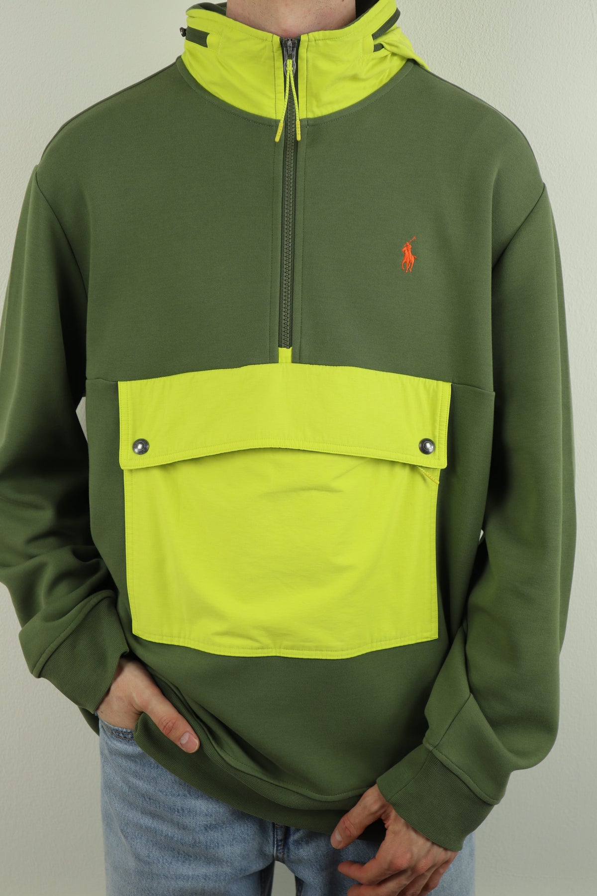 Ralph Lauren trui/jas met kwart rits - XL