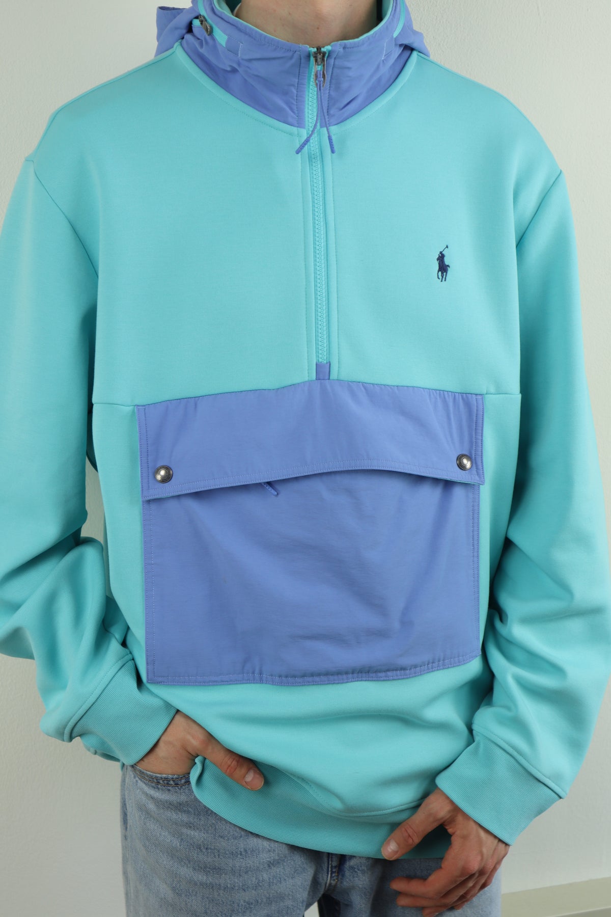 Ralph Lauren trui/jas met kwart rits - XL