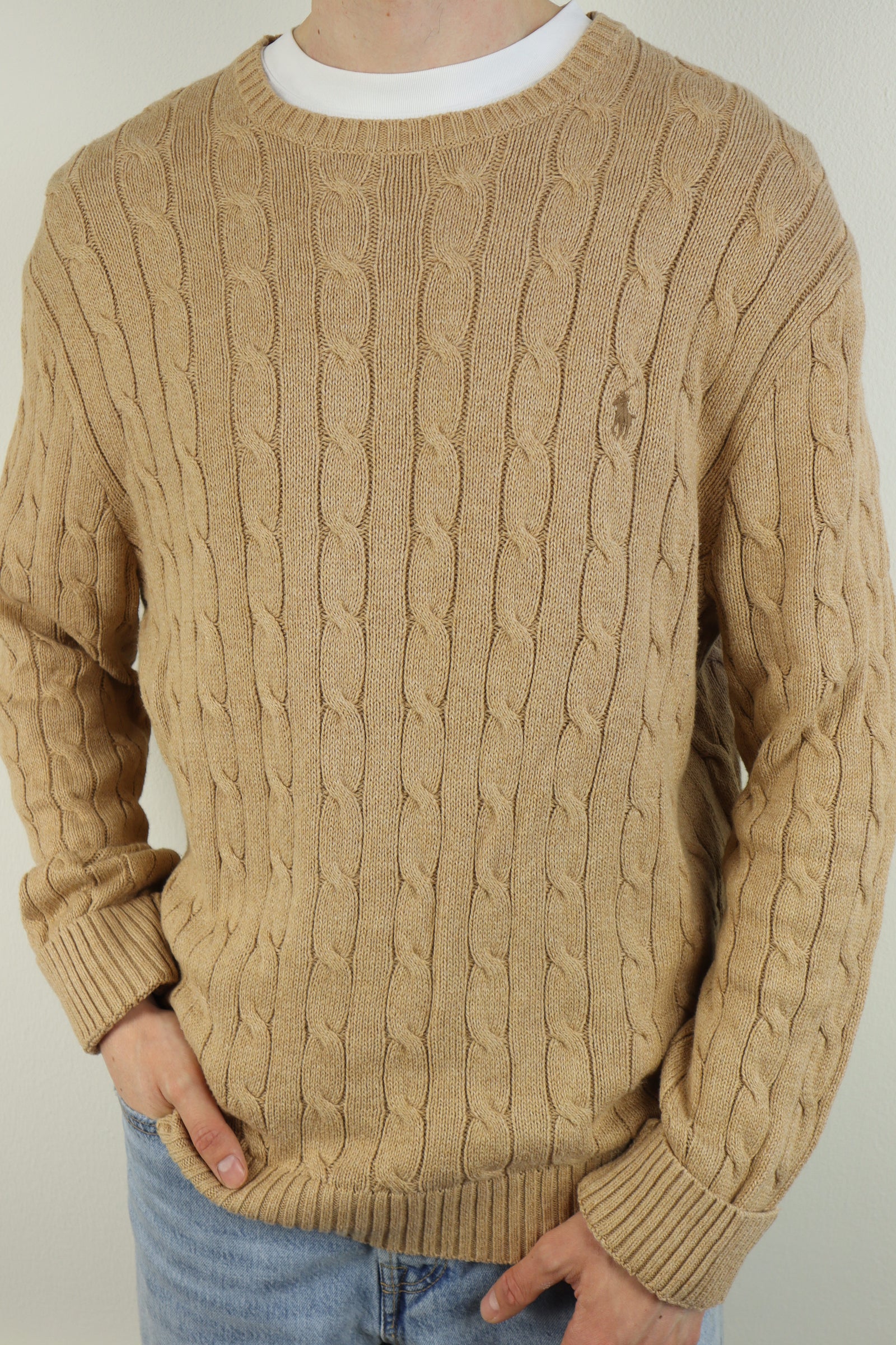 Ralph Lauren kabeltrui - XL