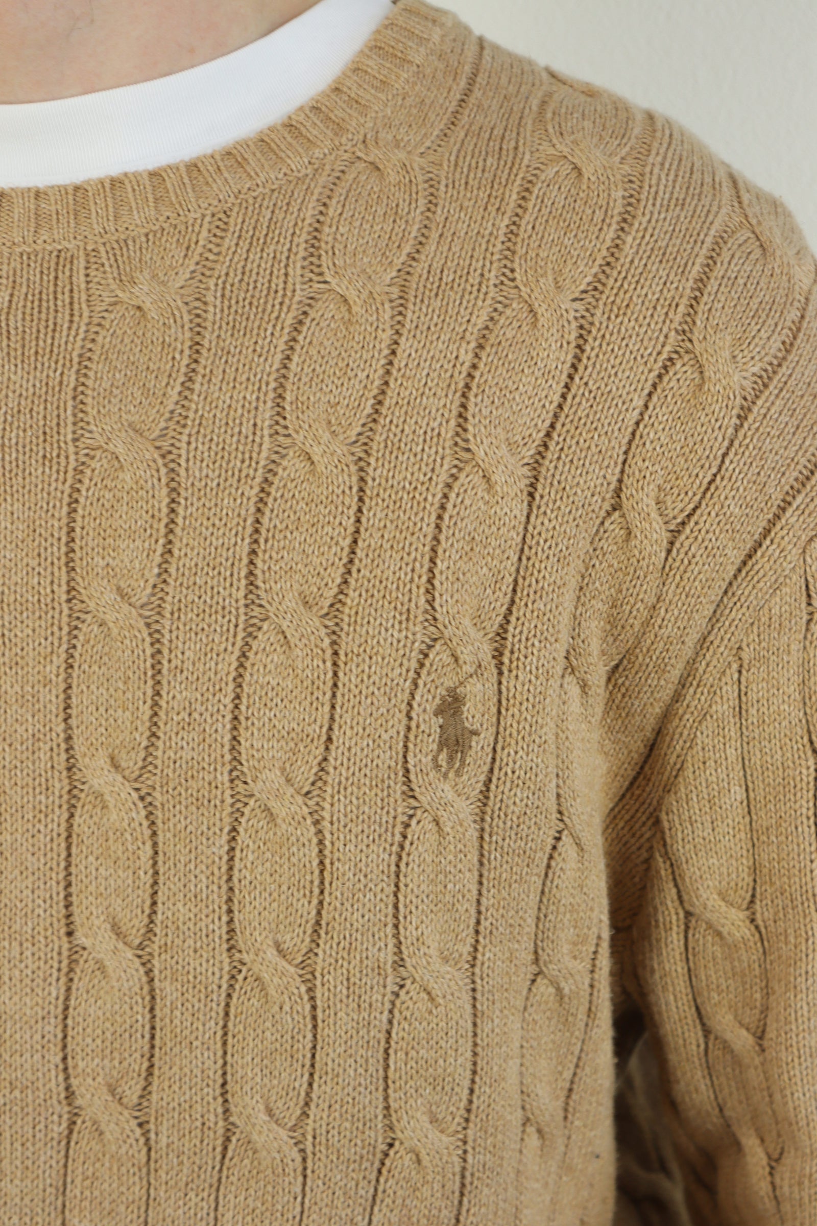 Ralph Lauren kabeltrui - XL