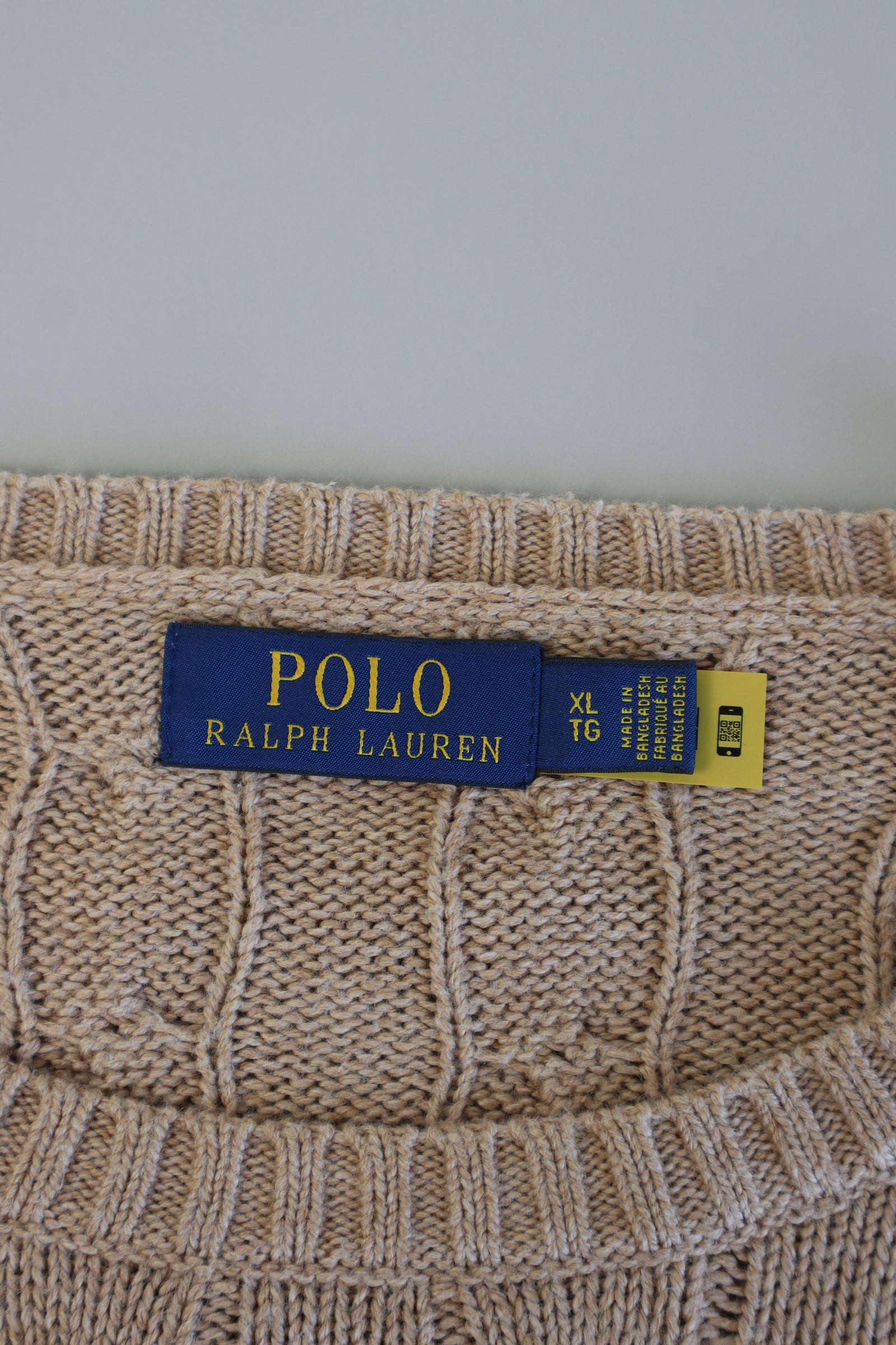 Ralph Lauren kabeltrui - XL
