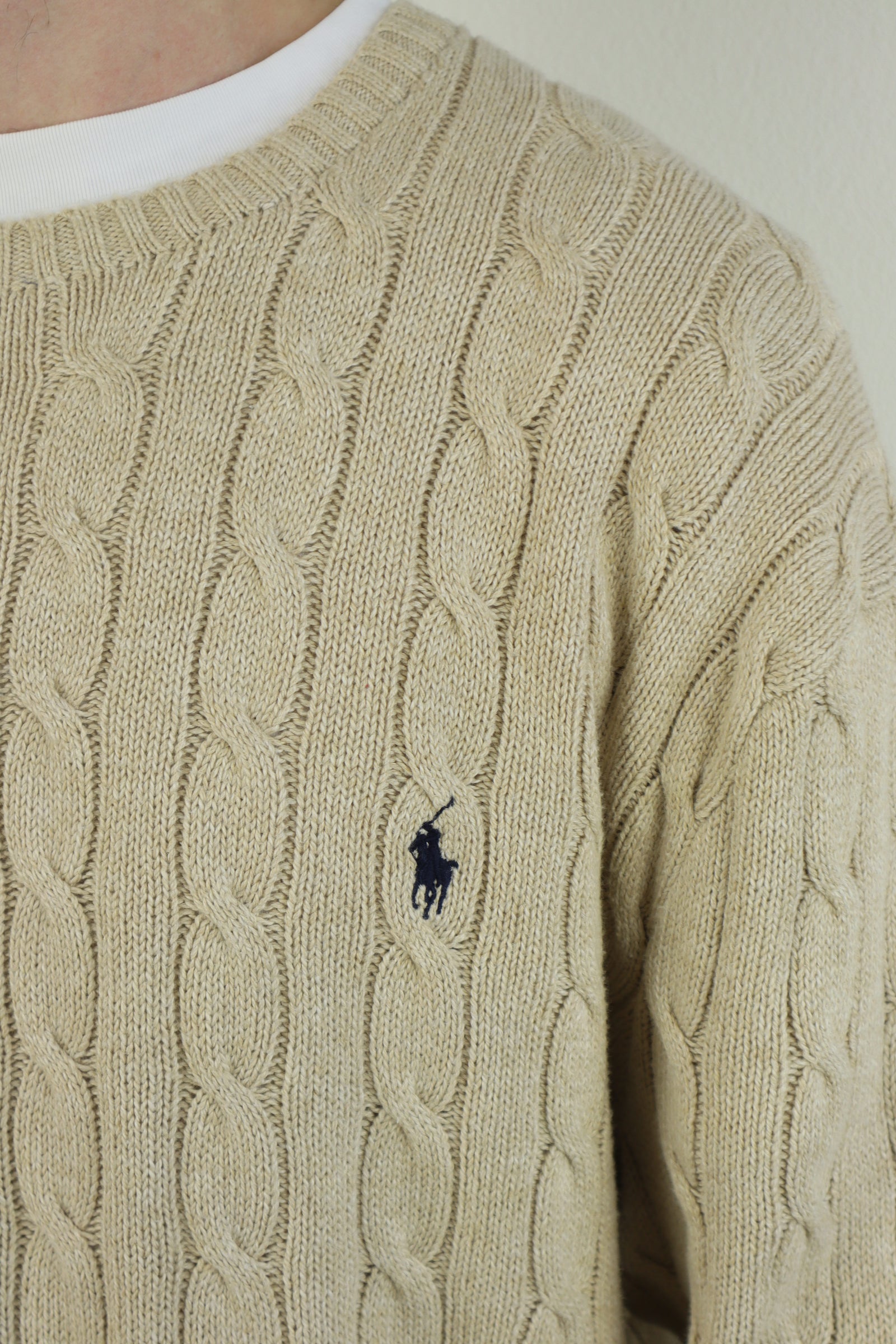 Ralph Lauren kabeltrui - XXL