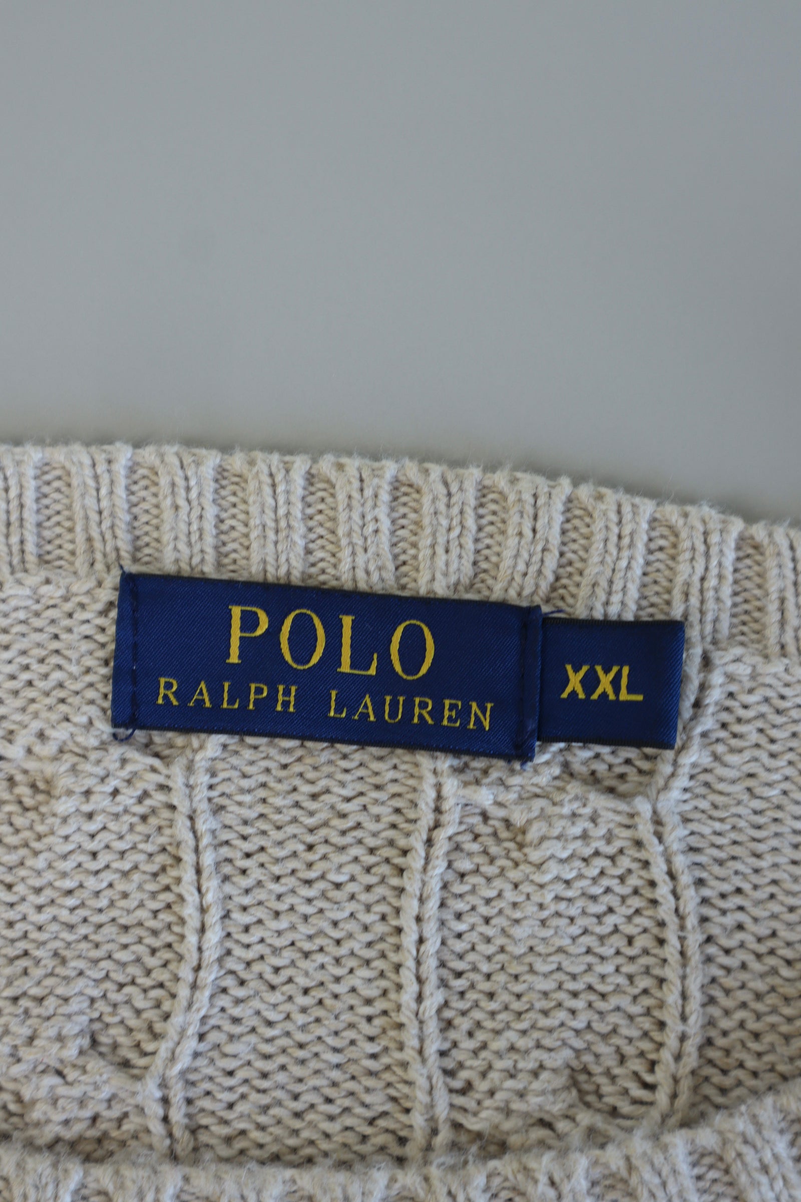 Ralph Lauren kabeltrui - XXL