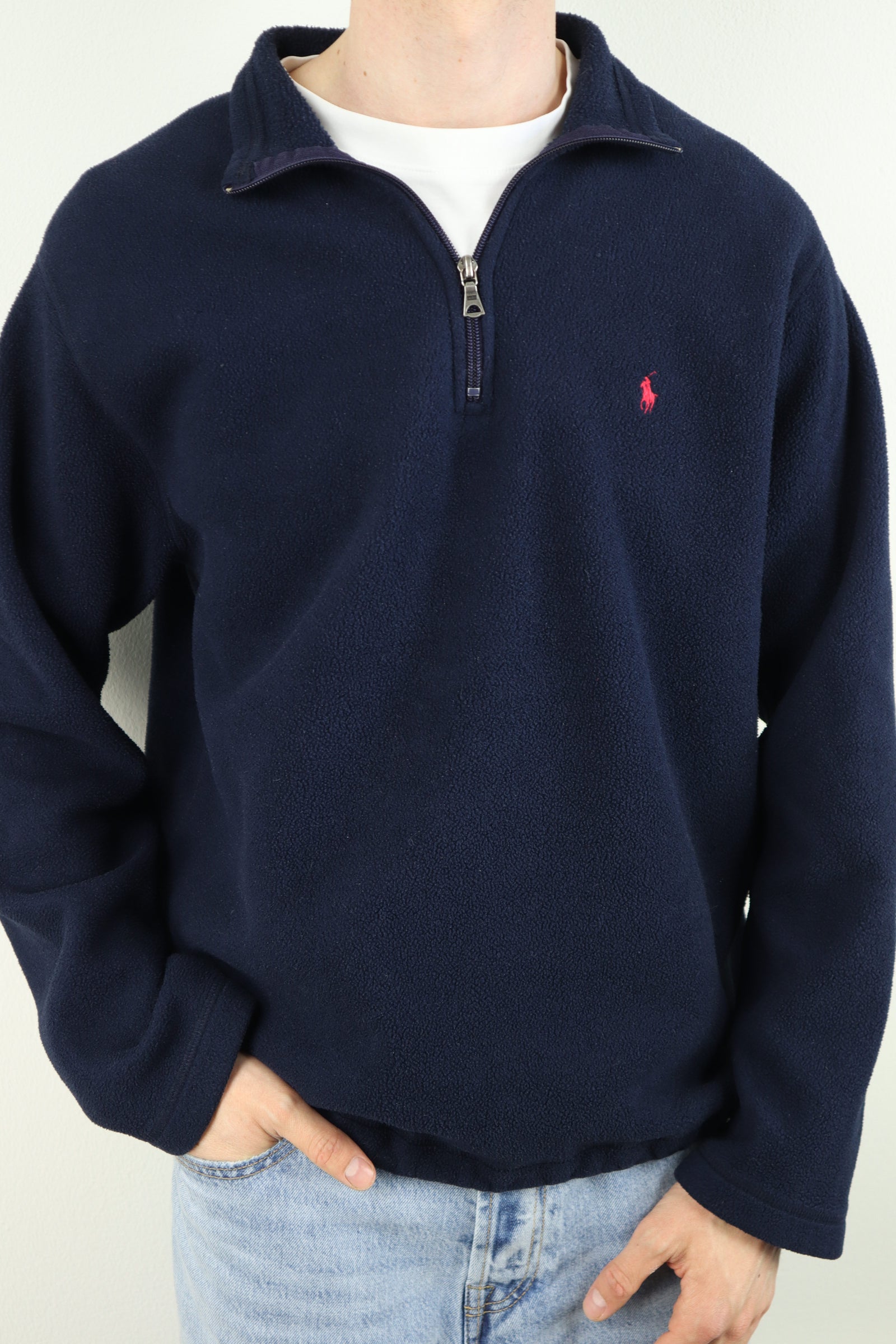 Ralph Lauren fleece quarter zip - L