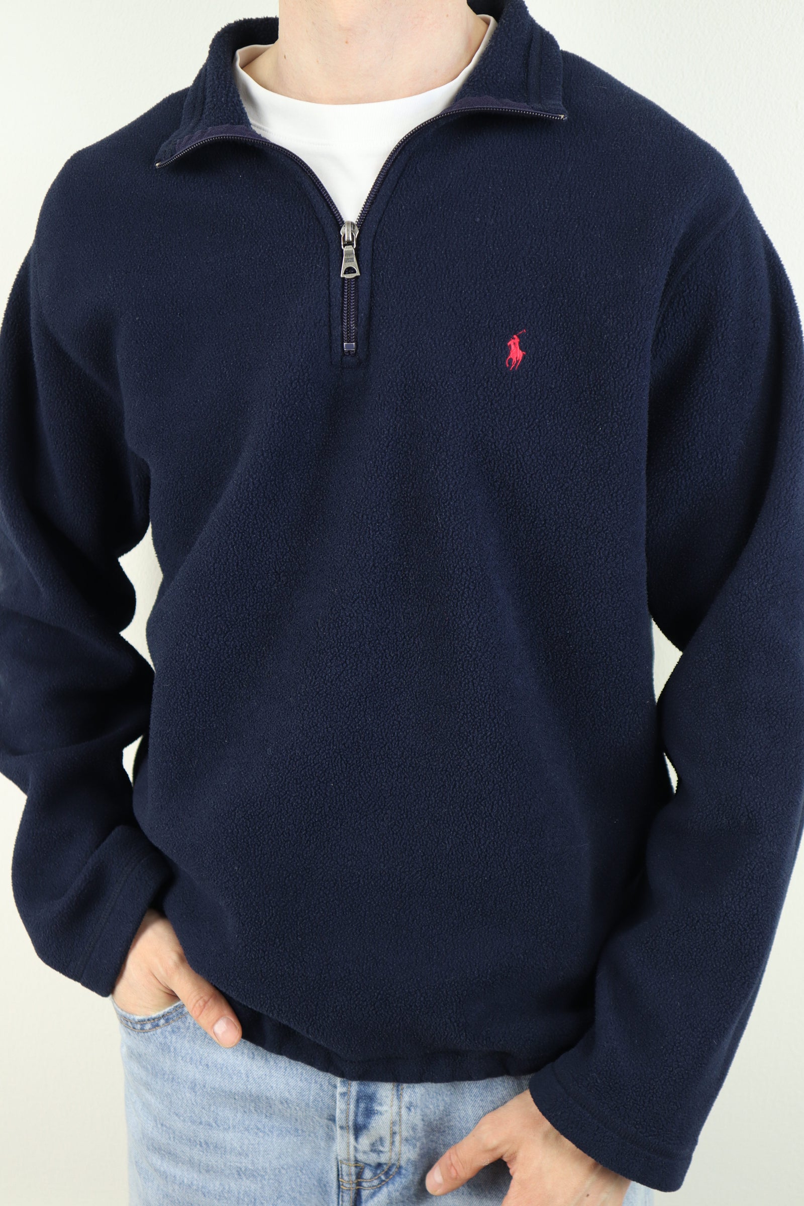 Ralph Lauren fleece quarter zip - L