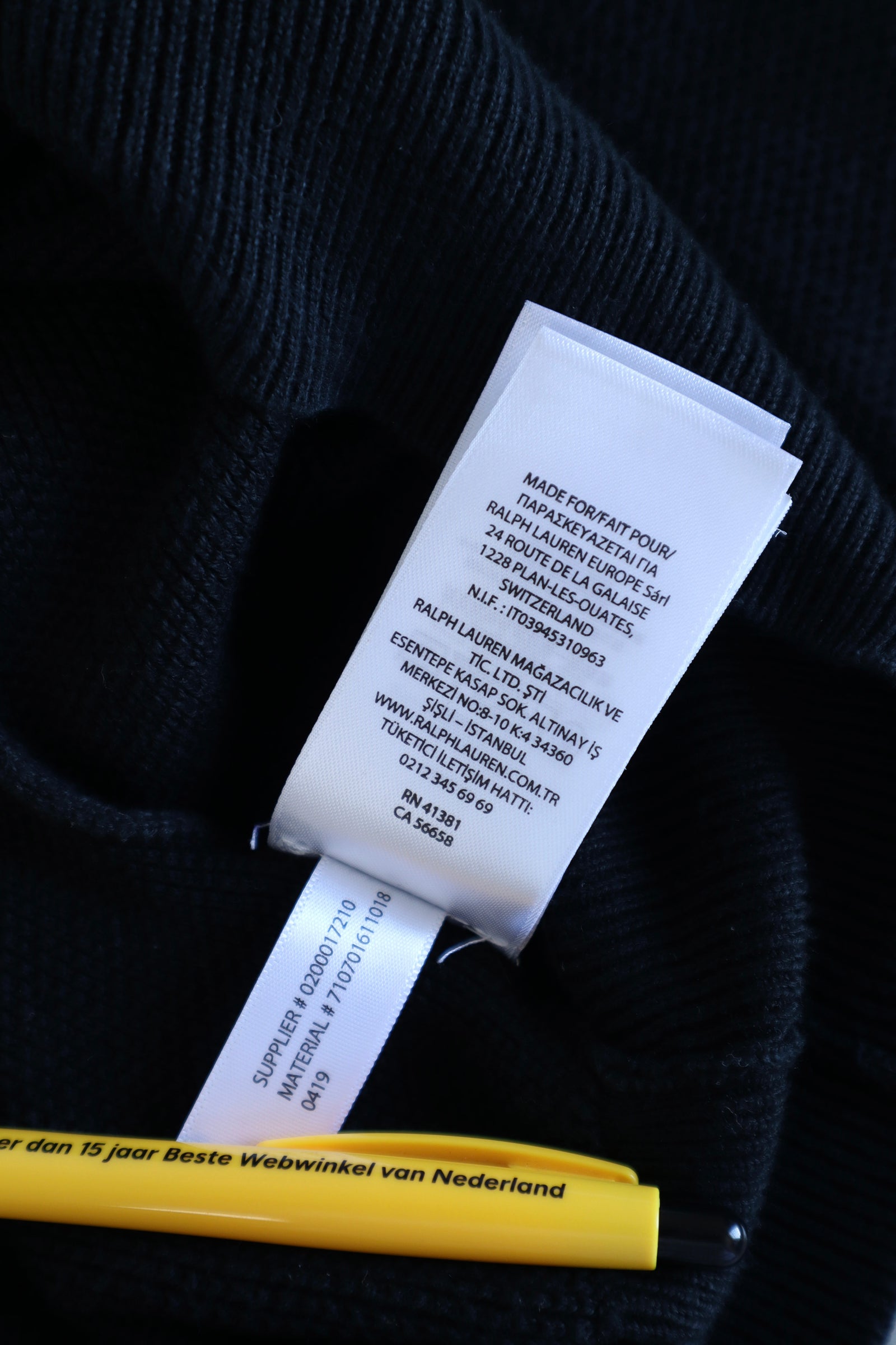 Ralph Lauren quarter zip - XL