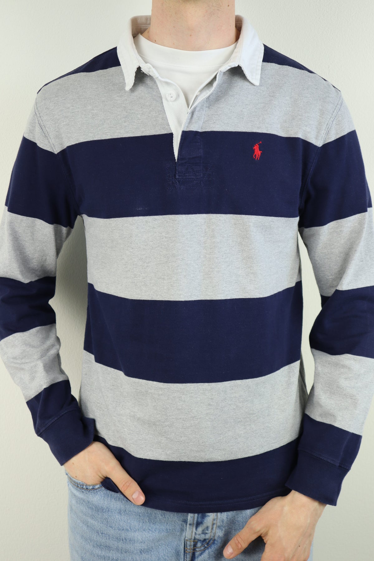 Ralph Lauren (rugby) polo shirt met lange mouw - S