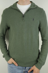 Ralph Lauren trui met kwart rits - M