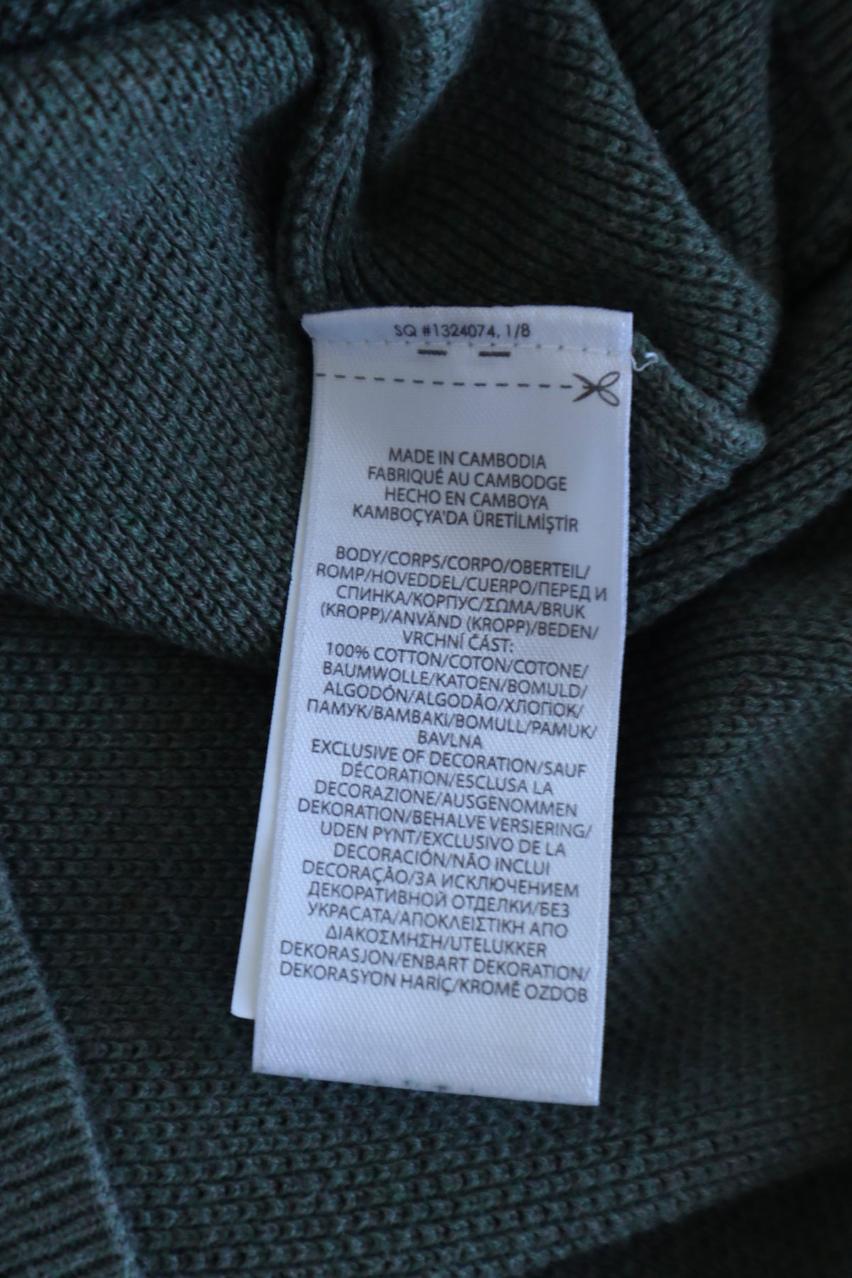 Ralph Lauren trui met kwart rits - M