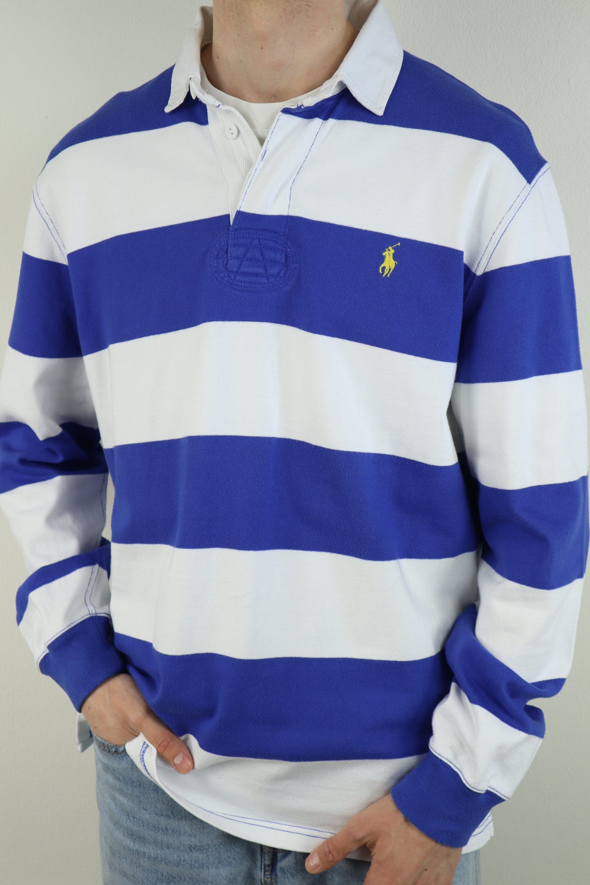 Ralph Lauren (rugby) polo shirt met lange mouw - L