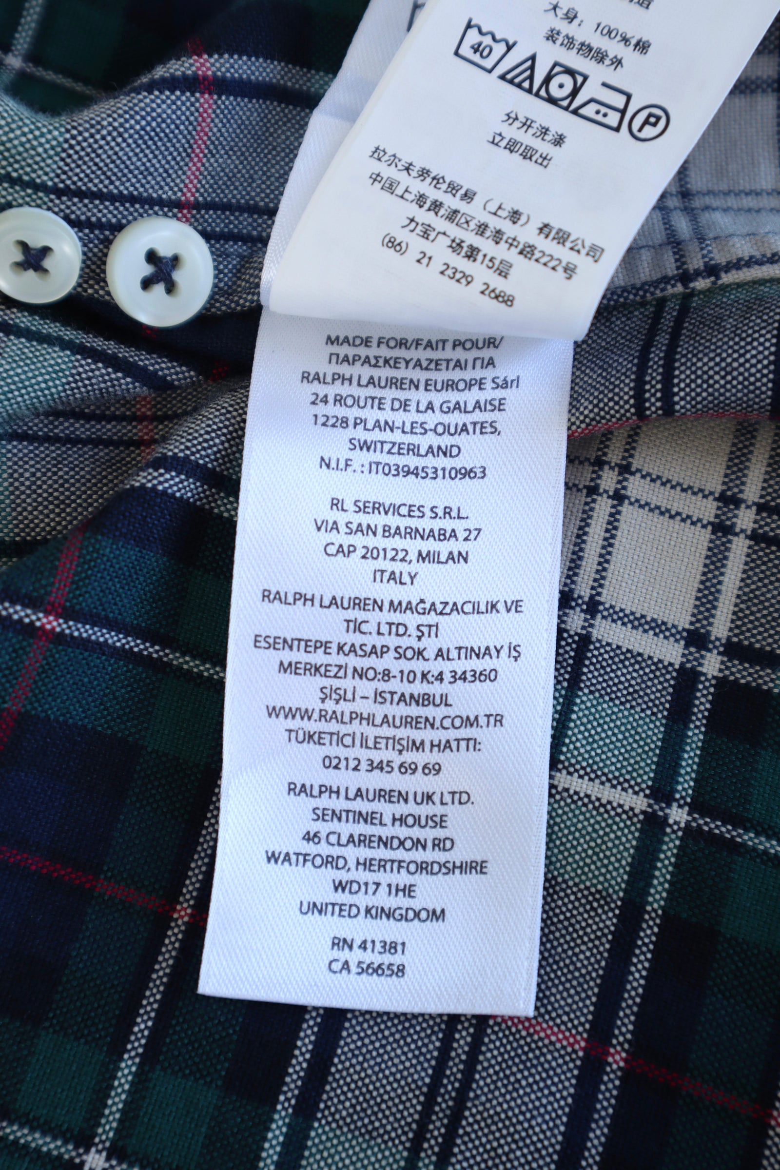Ralph Lauren overhemd - XS