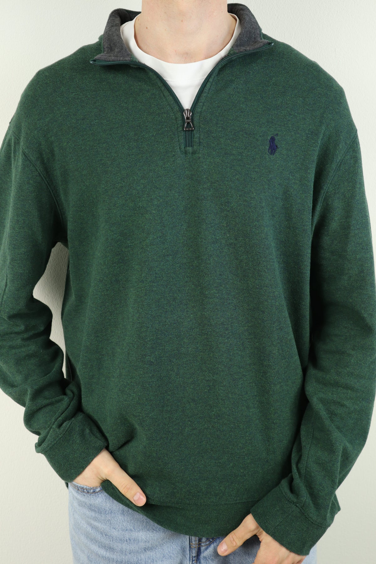 Ralph Lauren trui met kwart rits - XL