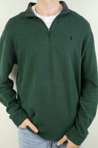 Ralph Lauren trui met kwart rits - XL