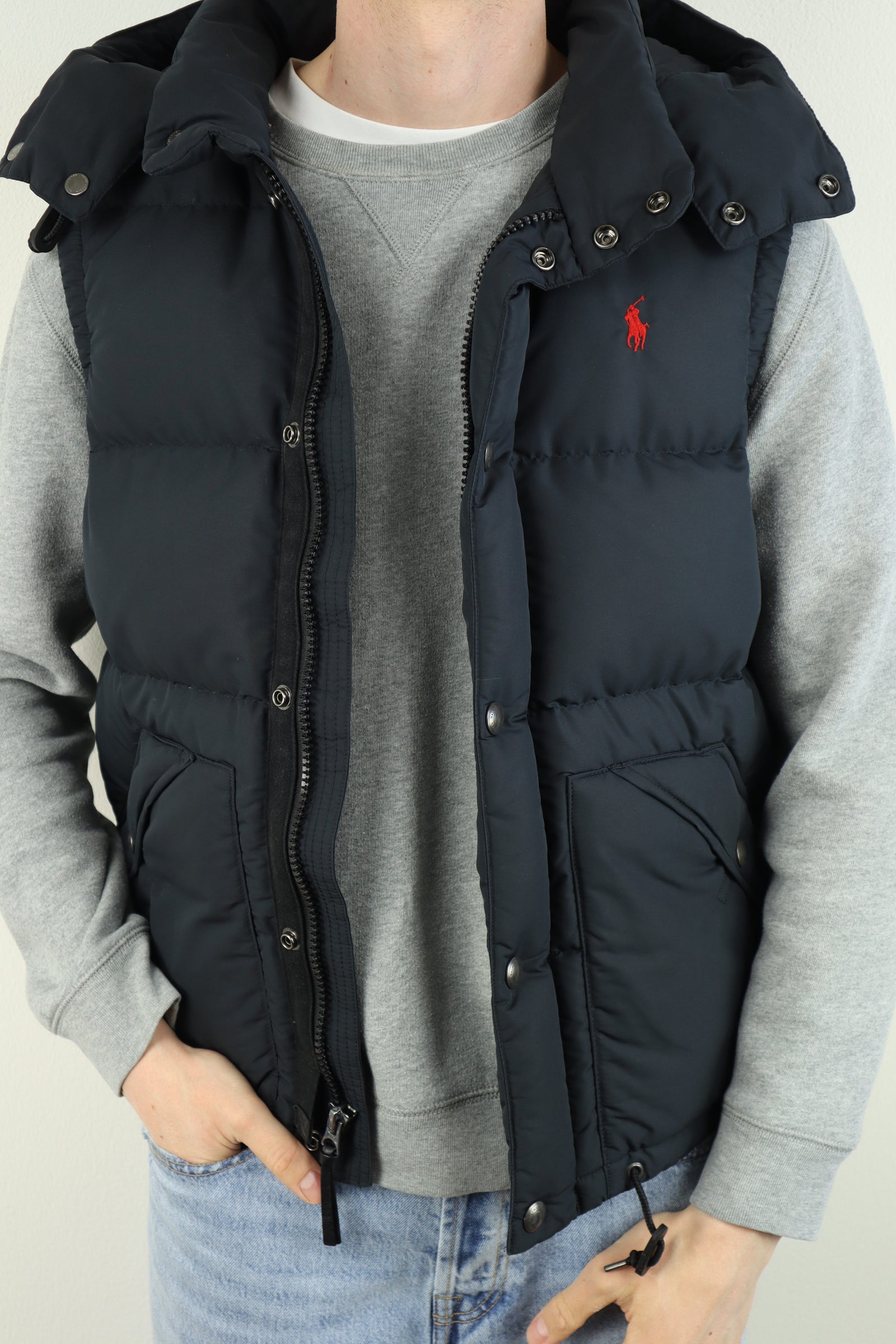 Ralph Lauren bodywarmer met capuchon - S
