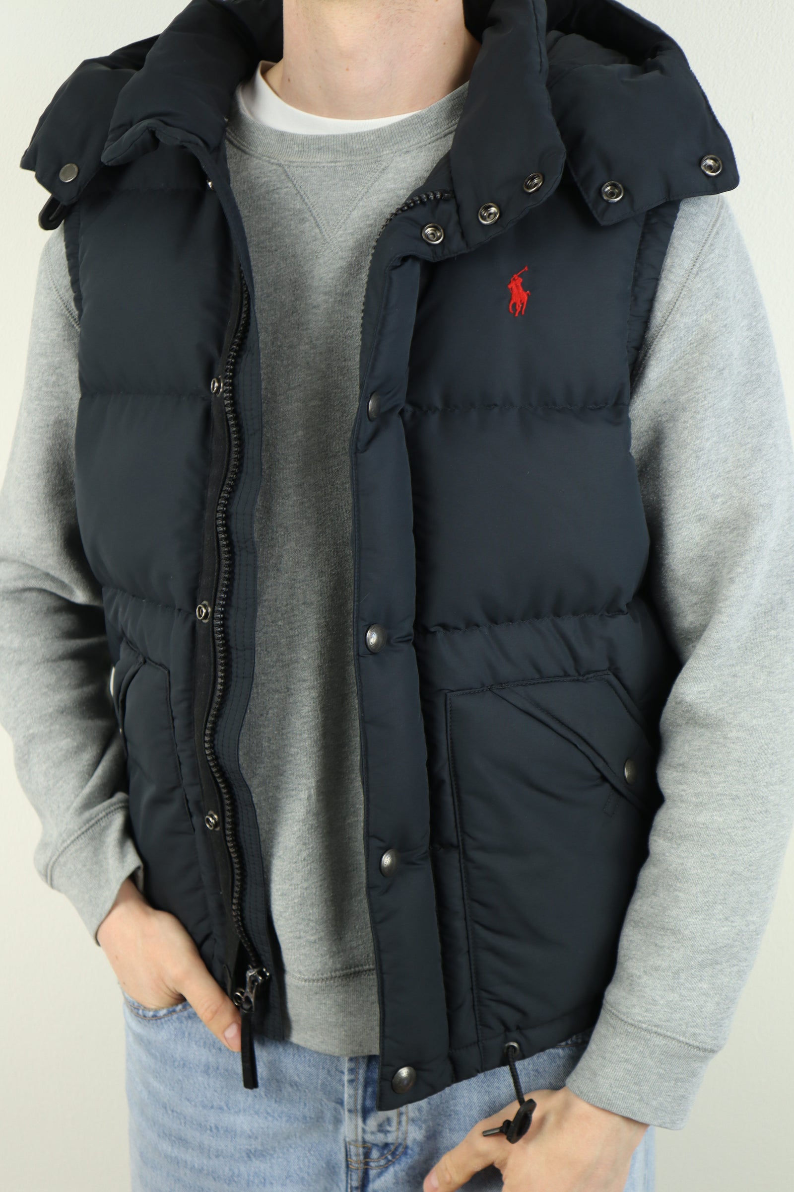 Ralph Lauren bodywarmer met capuchon - S