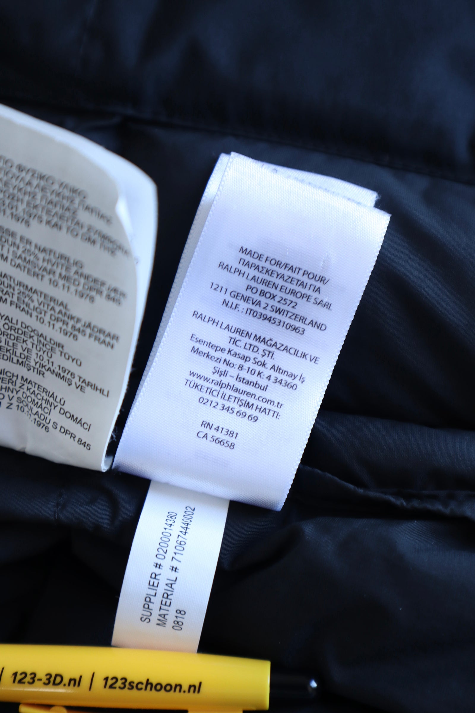 Ralph Lauren bodywarmer met capuchon - S