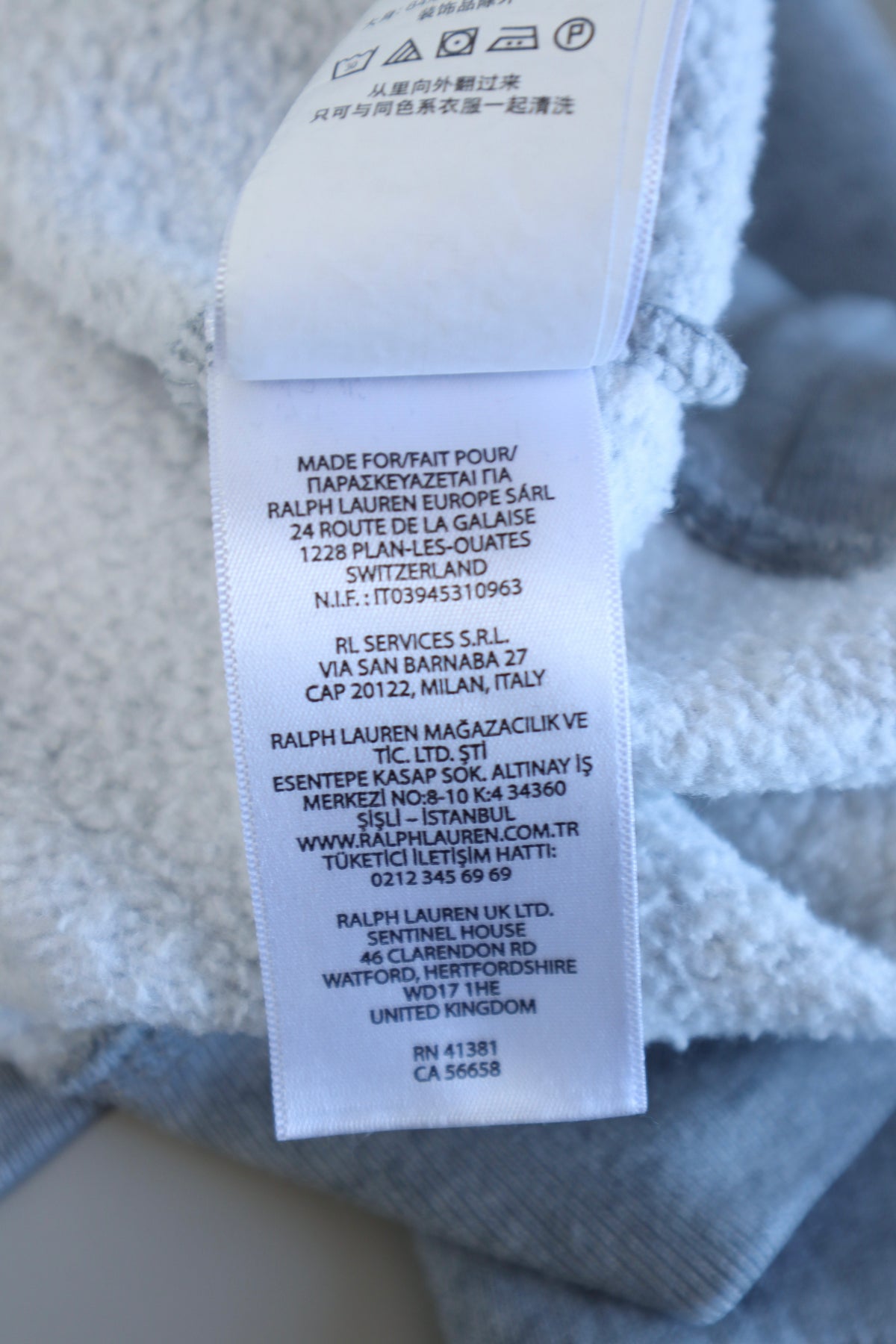 Ralph Lauren trui met ronde hals - S