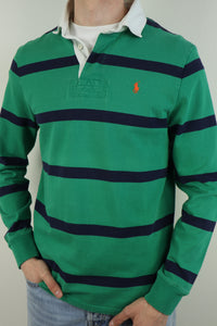 Ralph Lauren rugby polo shirt met lange mouw - M