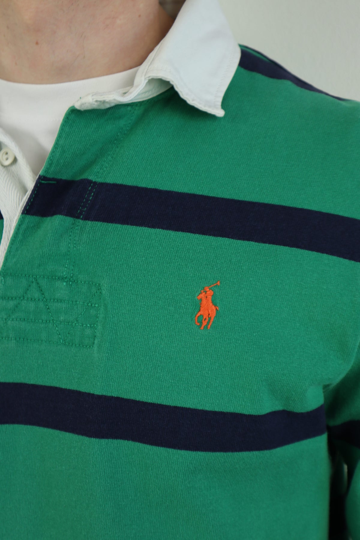 Ralph Lauren rugby polo shirt met lange mouw - M