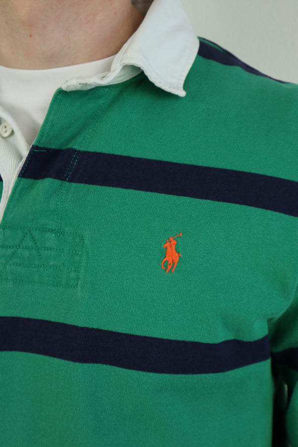 Ralph Lauren rugby polo shirt met lange mouw - M