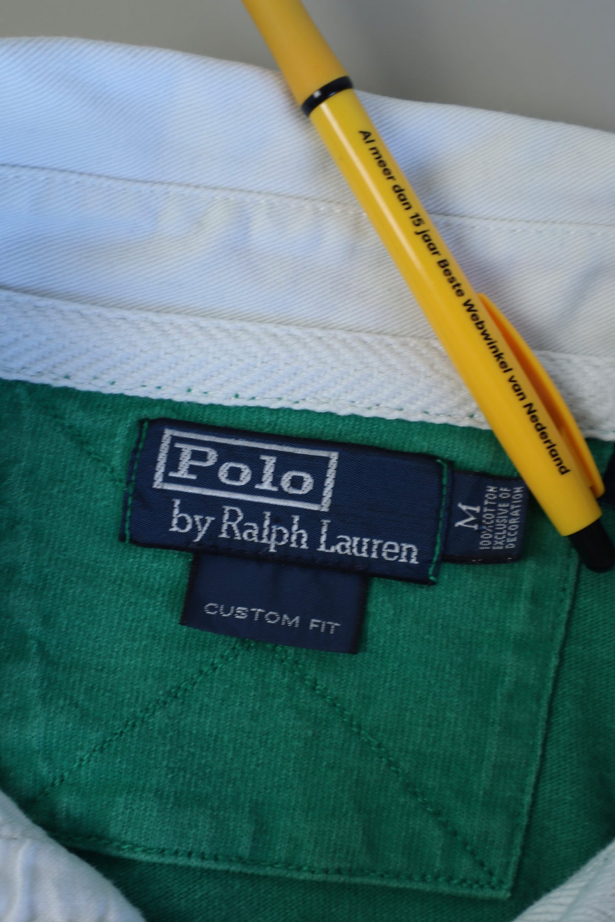 Ralph Lauren rugby polo shirt met lange mouw - M