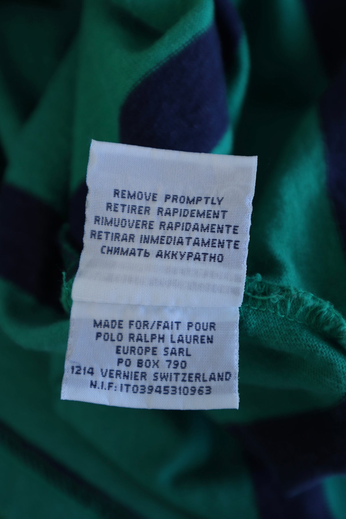 Ralph Lauren rugby polo shirt met lange mouw - M