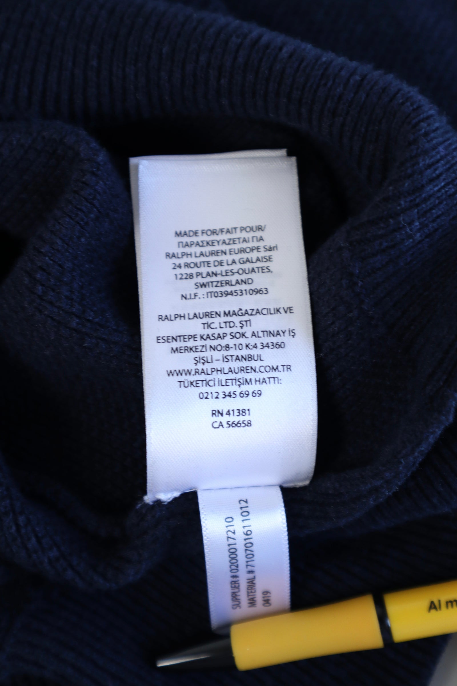 Ralph Lauren quarter zip - L