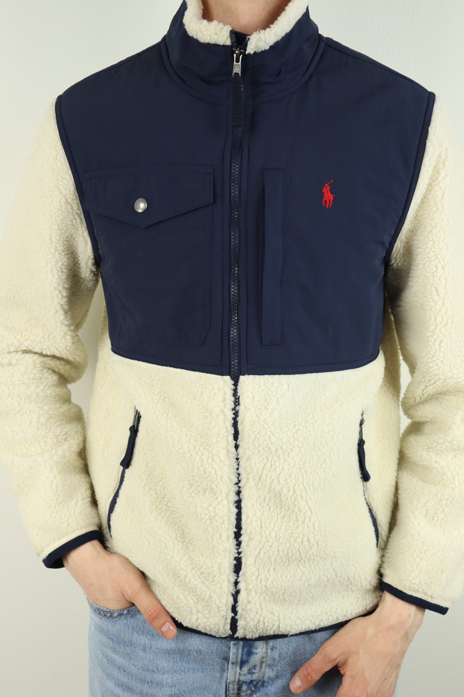 Ralph Lauren fleece teddy jas - S