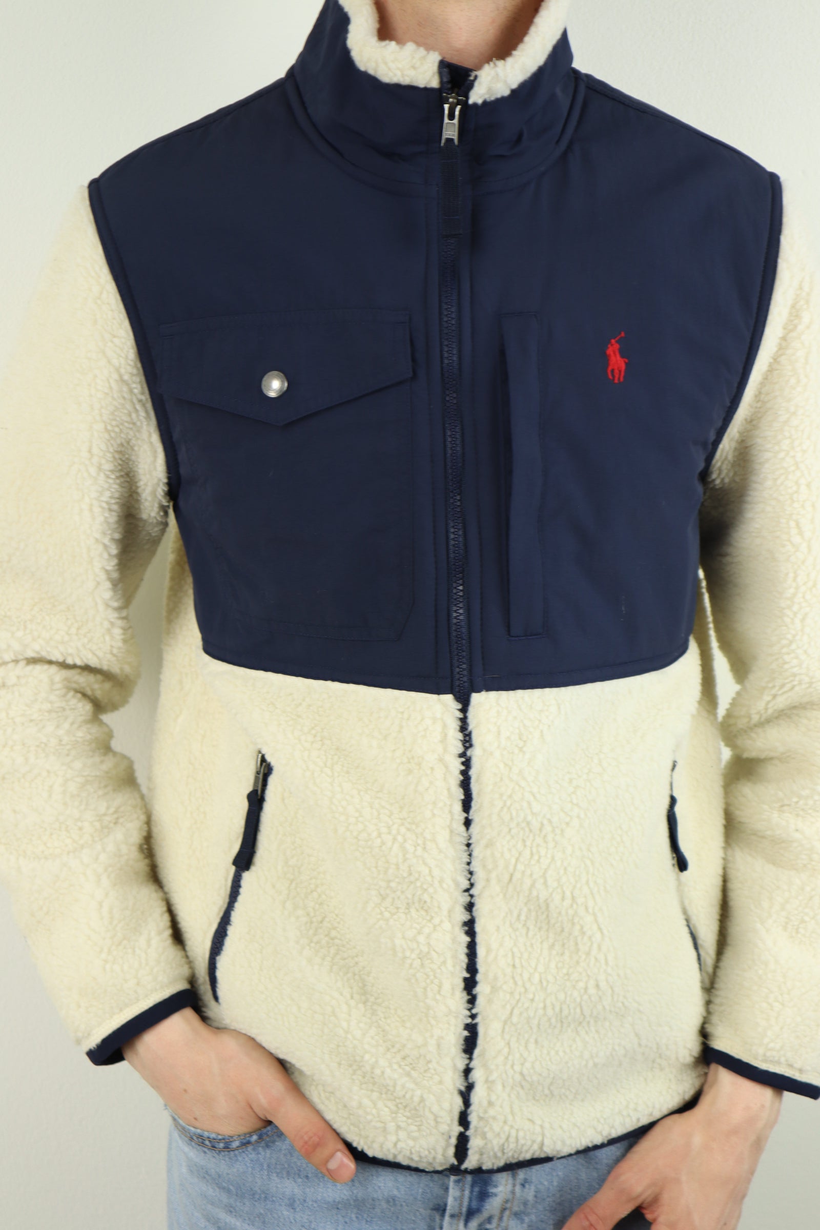 Ralph Lauren fleece teddy jas - S