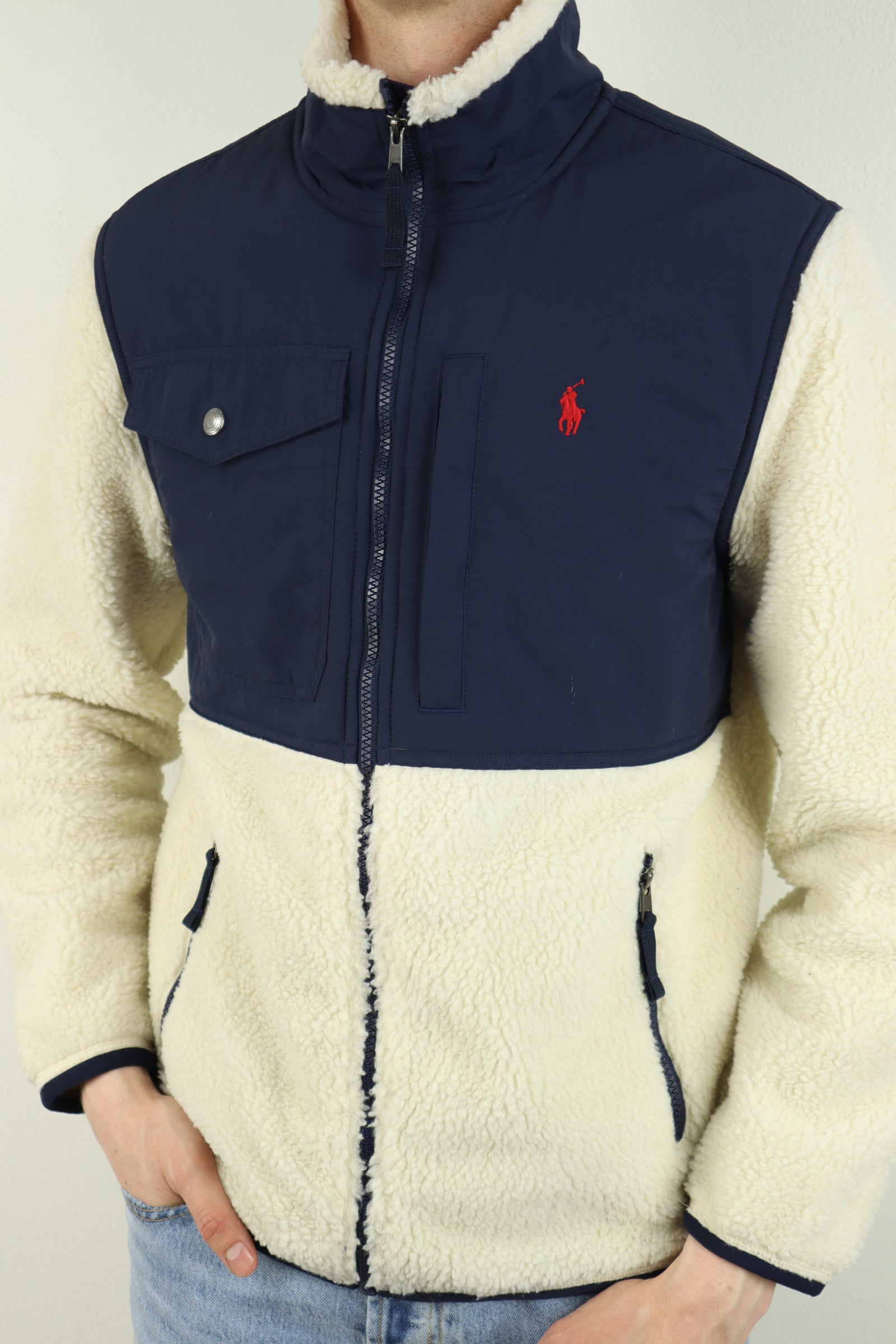 Ralph Lauren fleece teddy jas - S