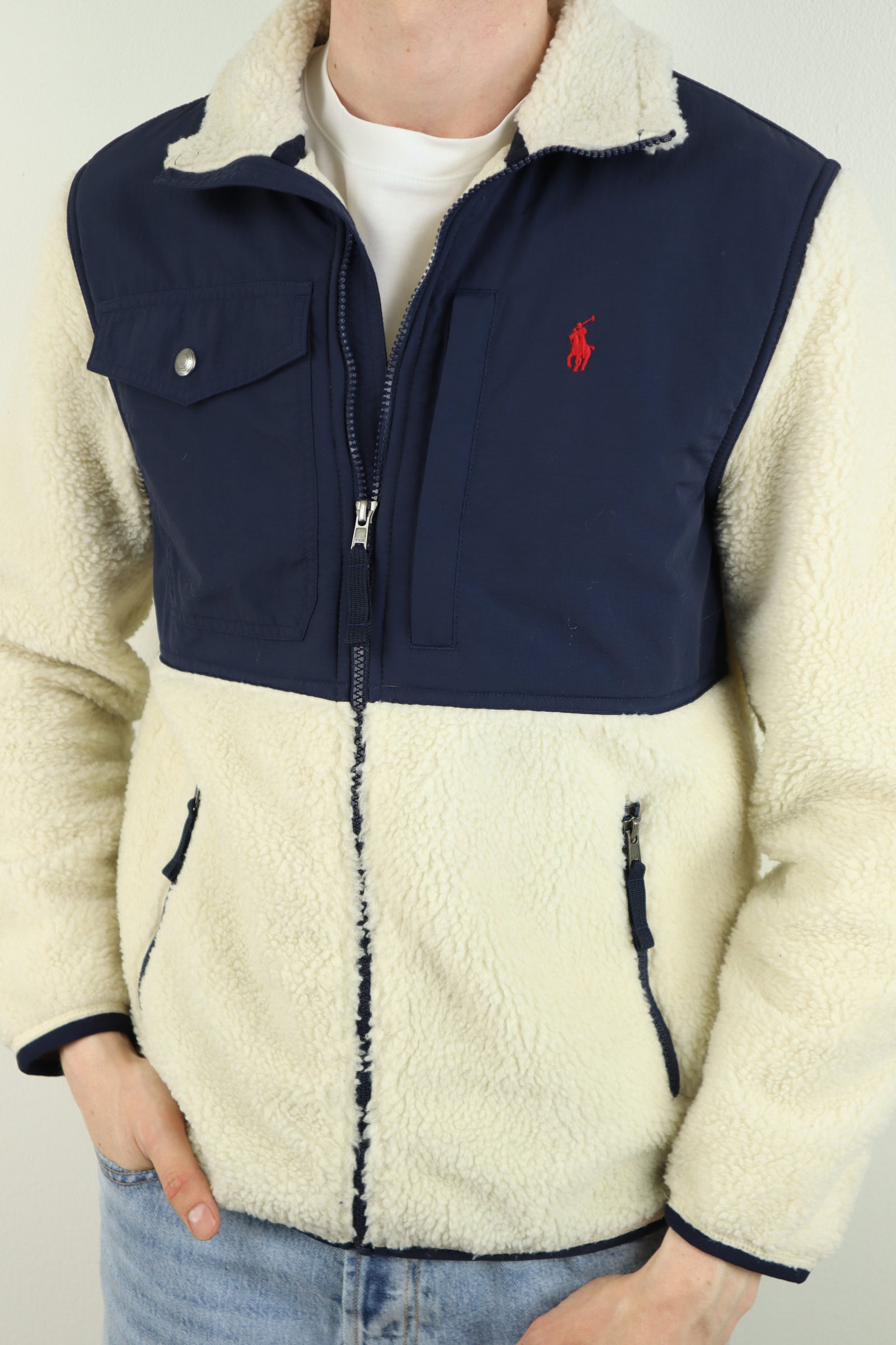 Ralph Lauren fleece teddy jas - S