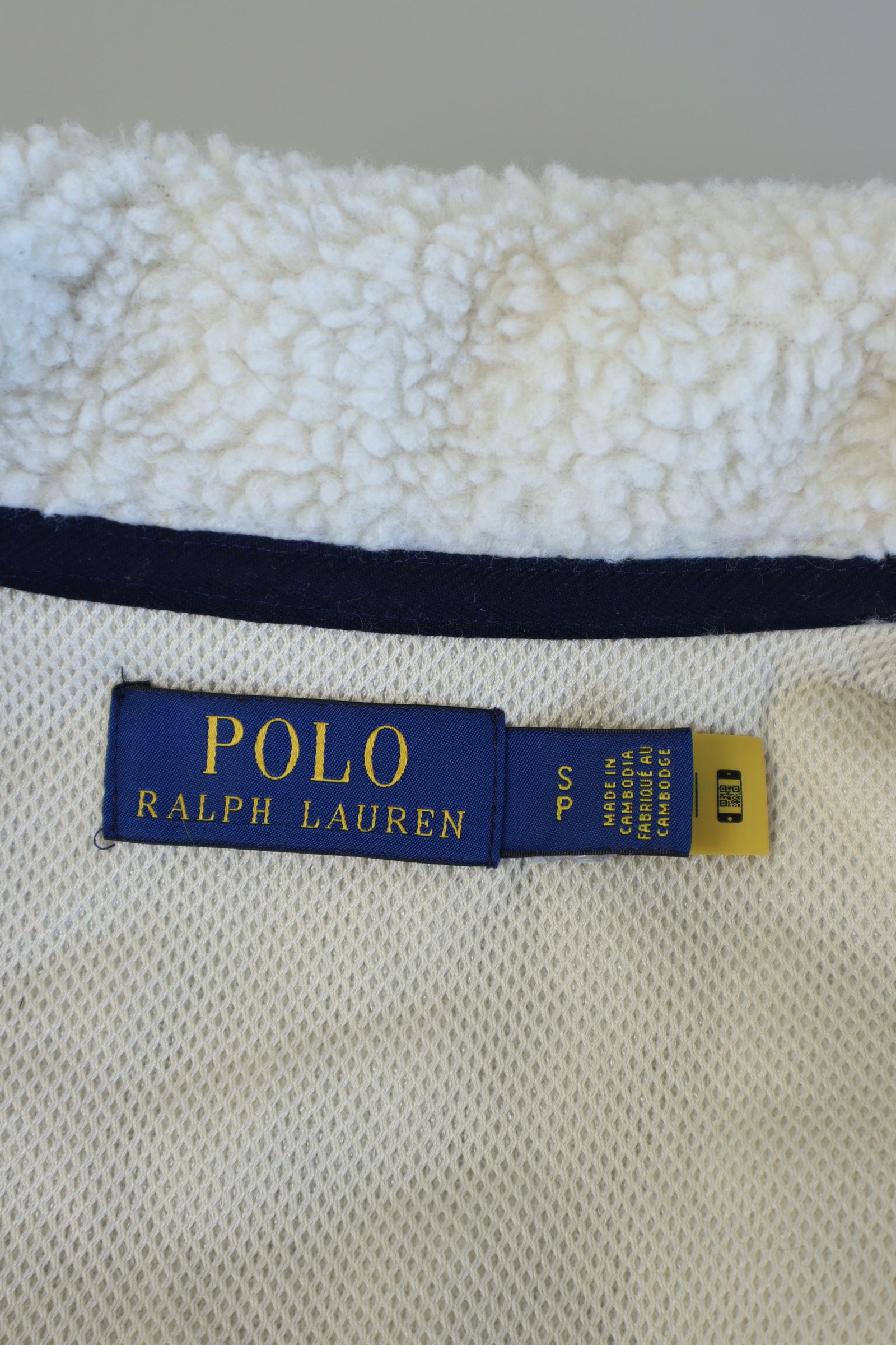 Ralph Lauren fleece teddy jas - S