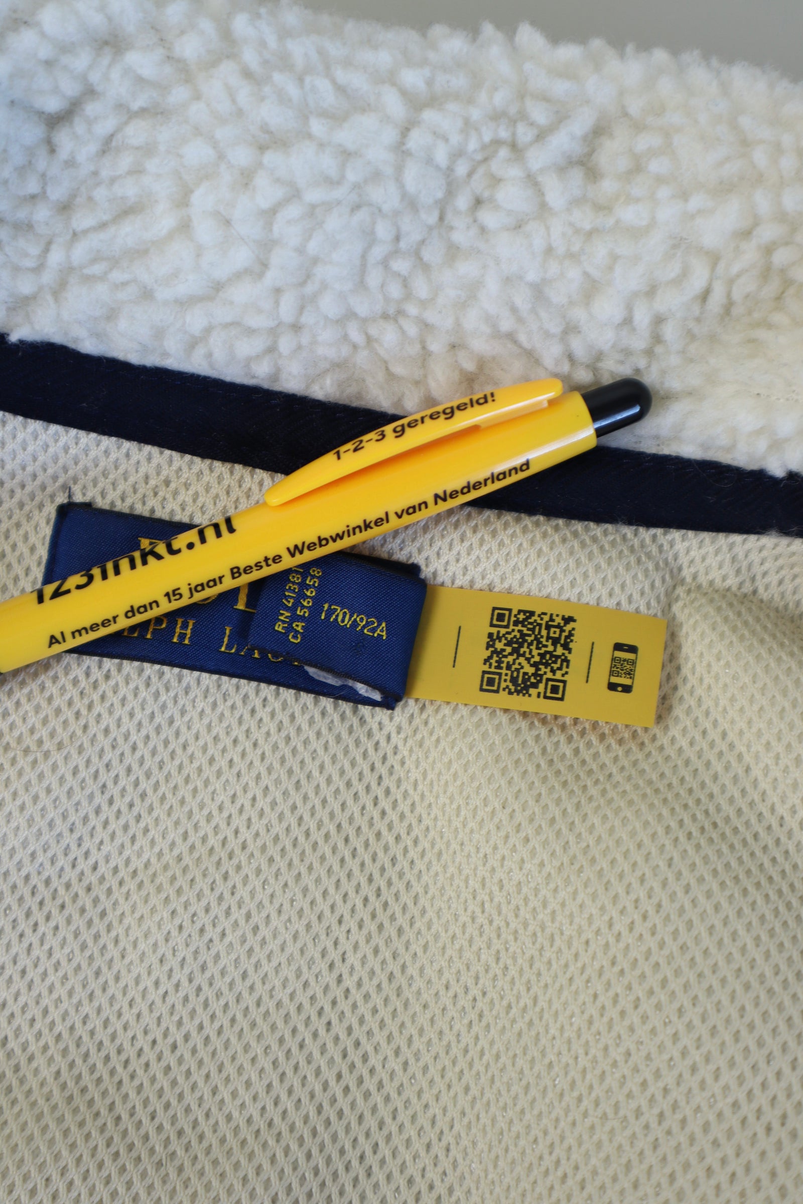 Ralph Lauren fleece teddy jas - S