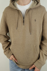 Ralph Lauren trui met kwart rits en capuchon - XL
