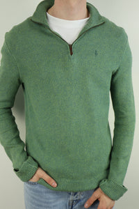 Ralph Lauren trui met kwart rits - M/L