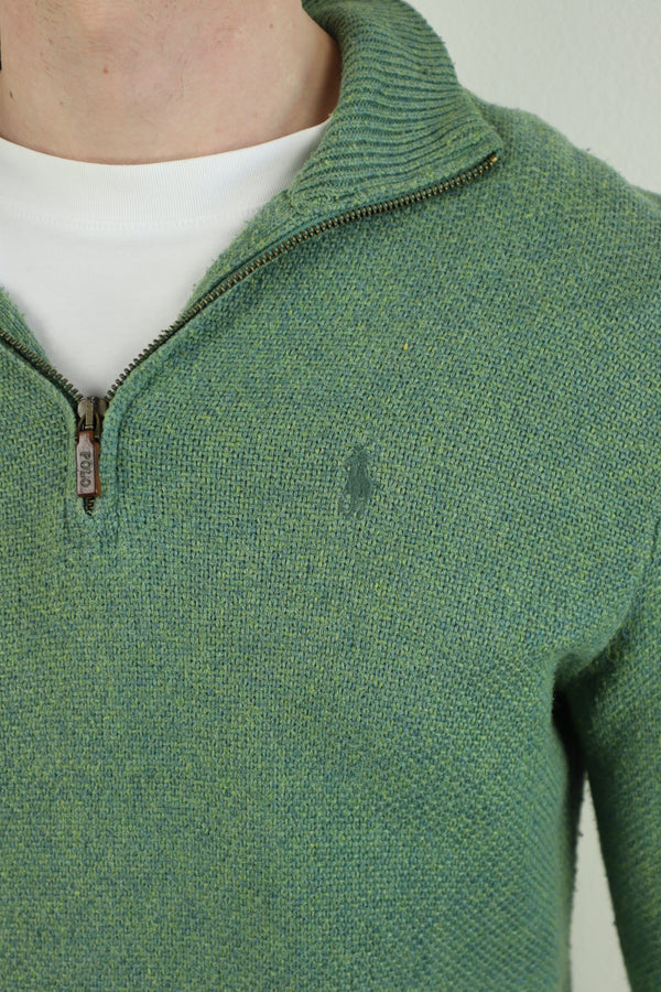 Ralph Lauren trui met kwart rits - M/L