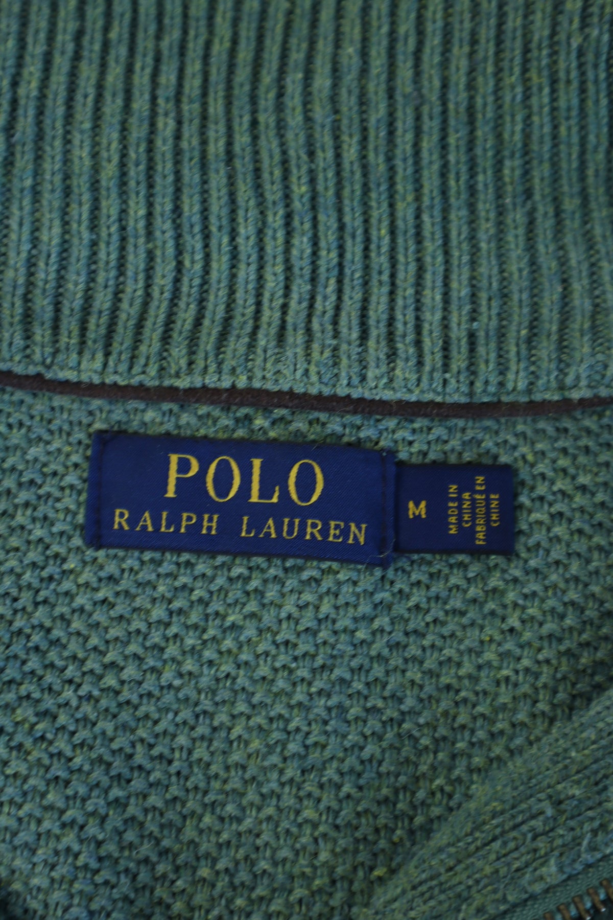 Ralph Lauren trui met kwart rits - M/L