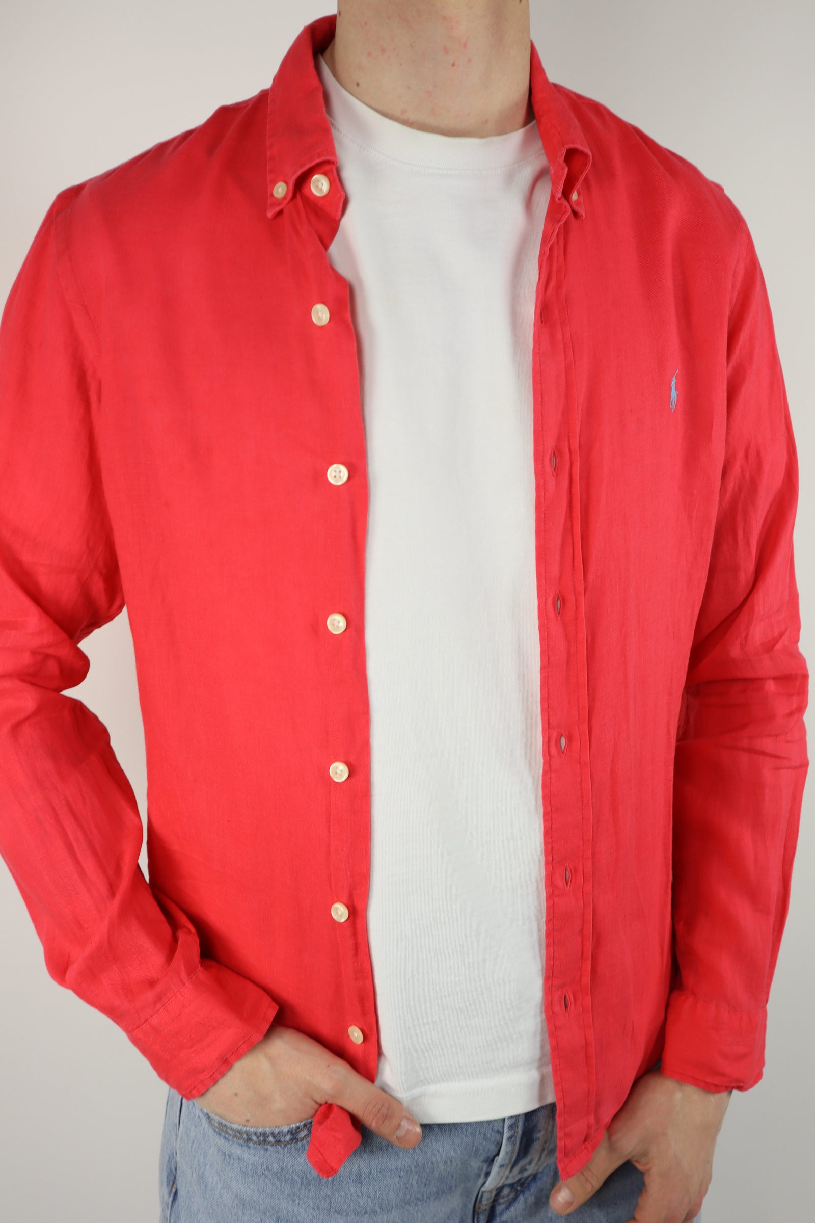 Ralph Lauren linnen overhemd - S