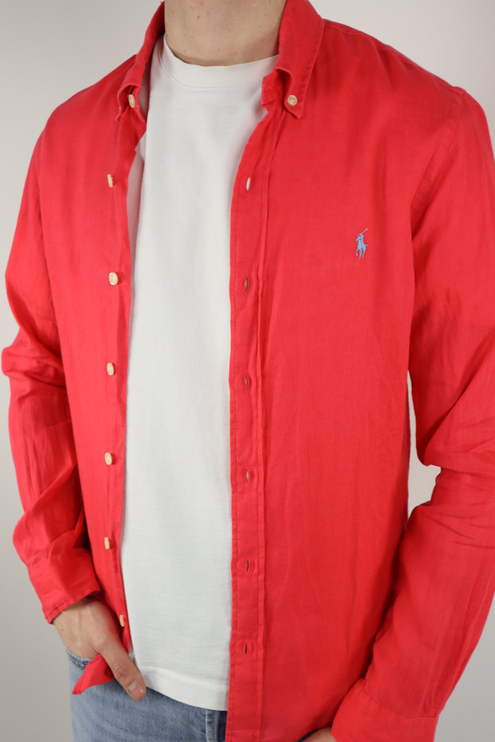 Ralph Lauren linnen overhemd - S