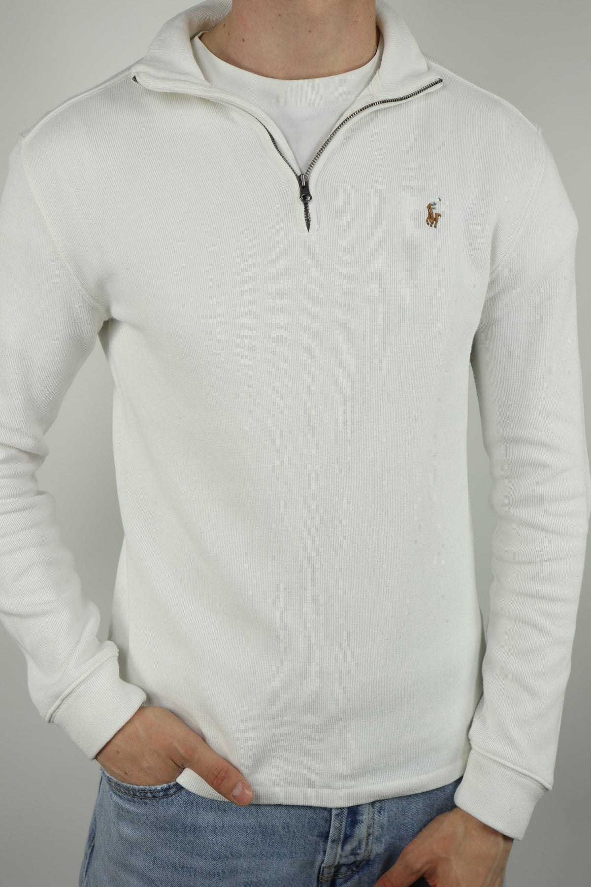 Ralph Lauren trui met kwart rits - XS