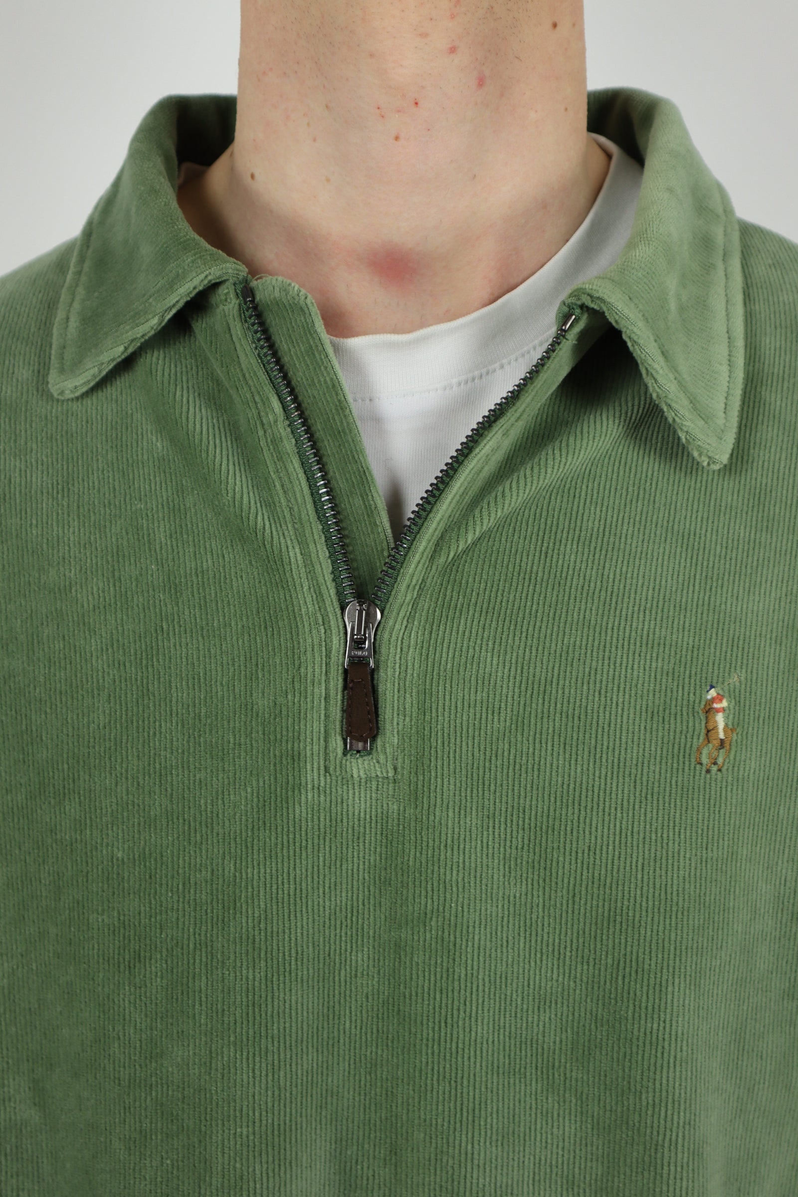 Ralph Lauren corduroy quarter zip - XL