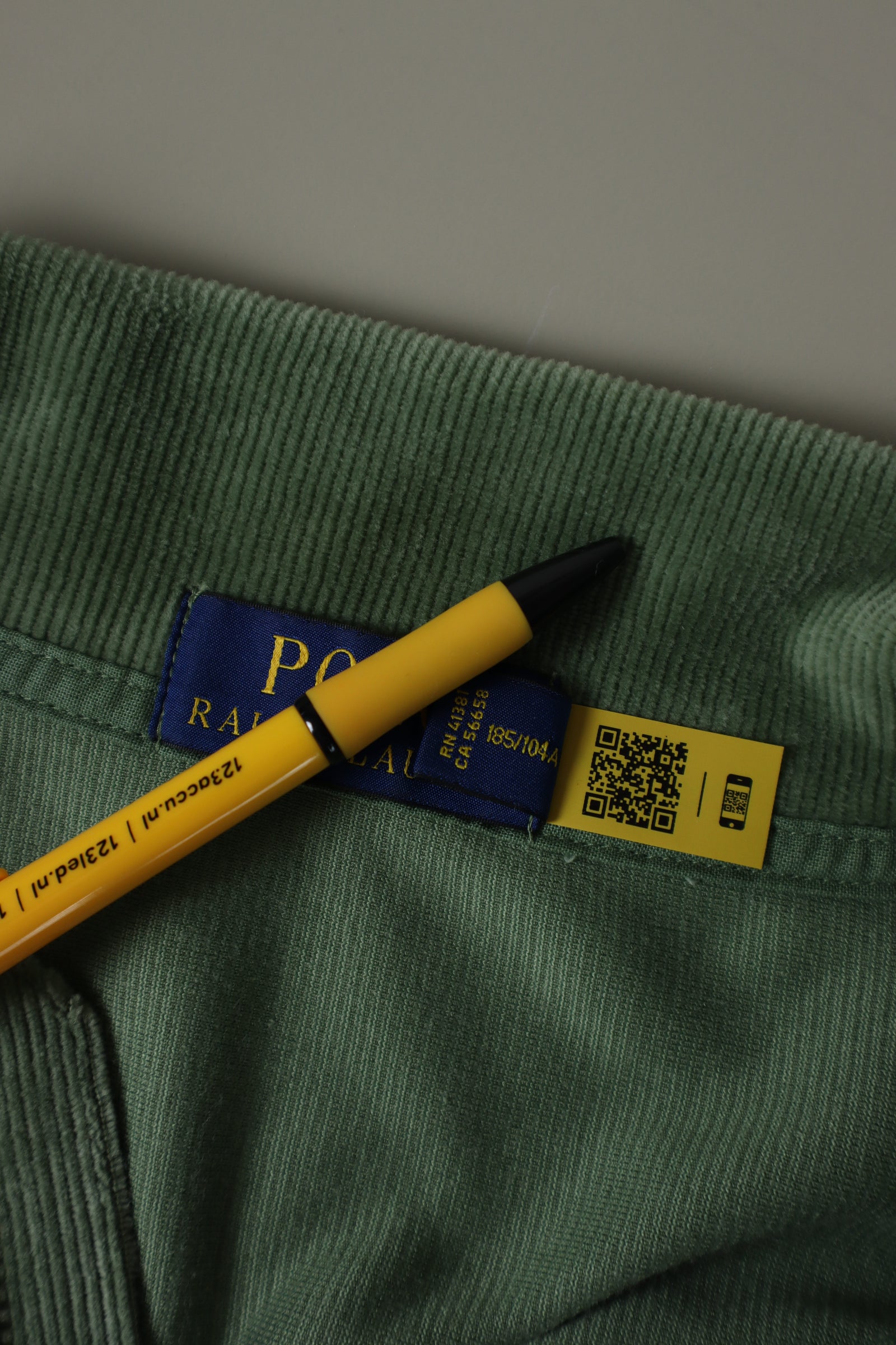 Ralph Lauren corduroy quarter zip - XL