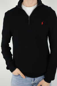 Ralph Lauren trui met kwart rits - M