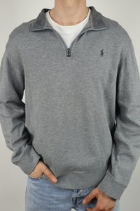 Ralph Lauren trui met kwart rits - L