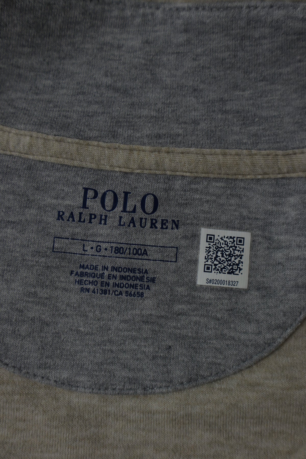 Ralph Lauren trui met kwart rits - L