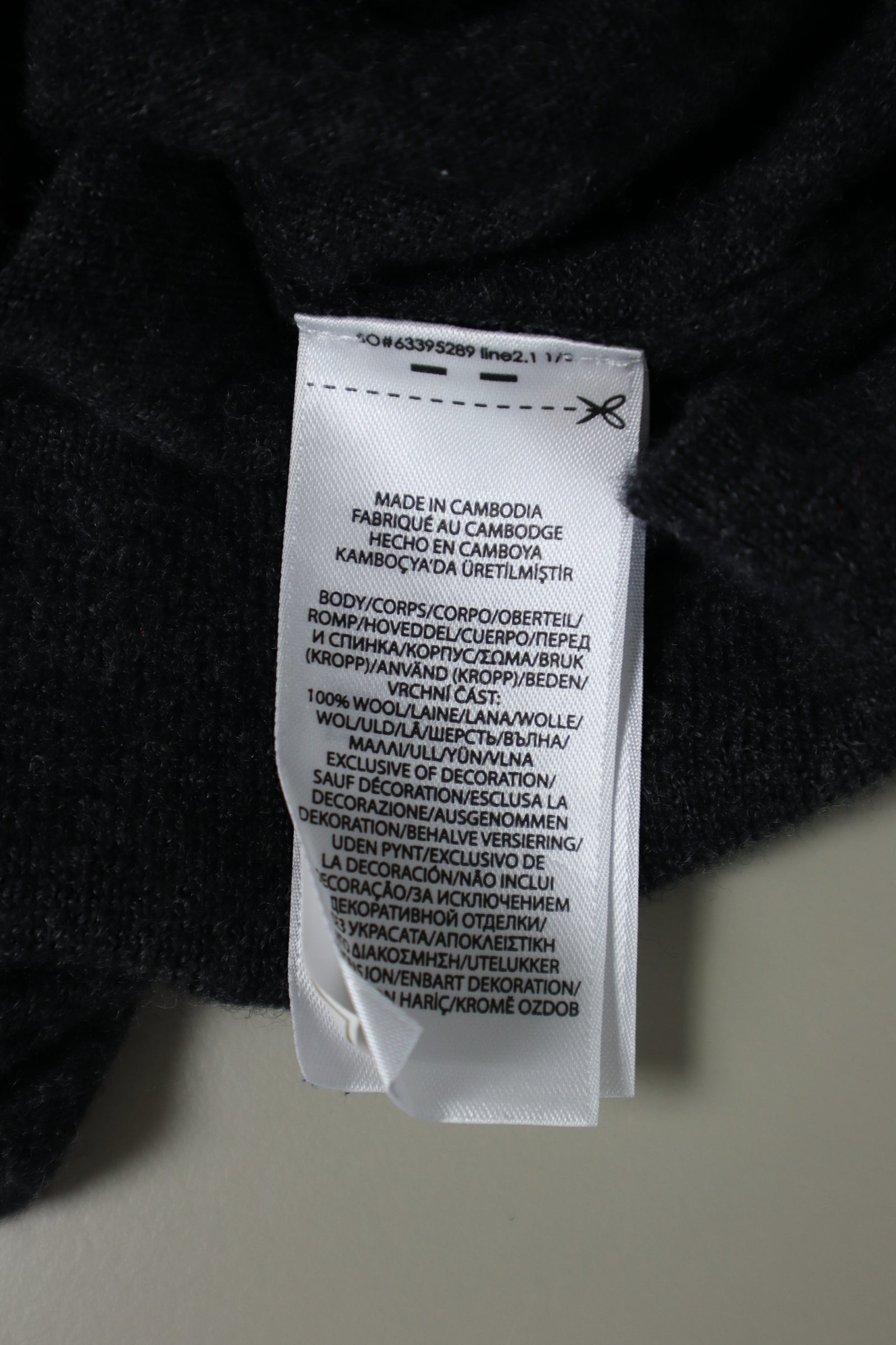 Ralph Lauren merinowollen polo - S