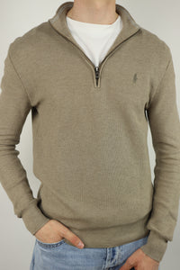Ralph Lauren trui met kwart rits - S