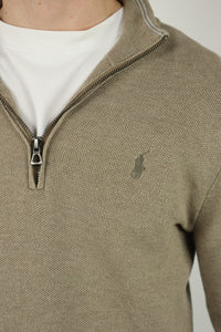 Ralph Lauren trui met kwart rits - S