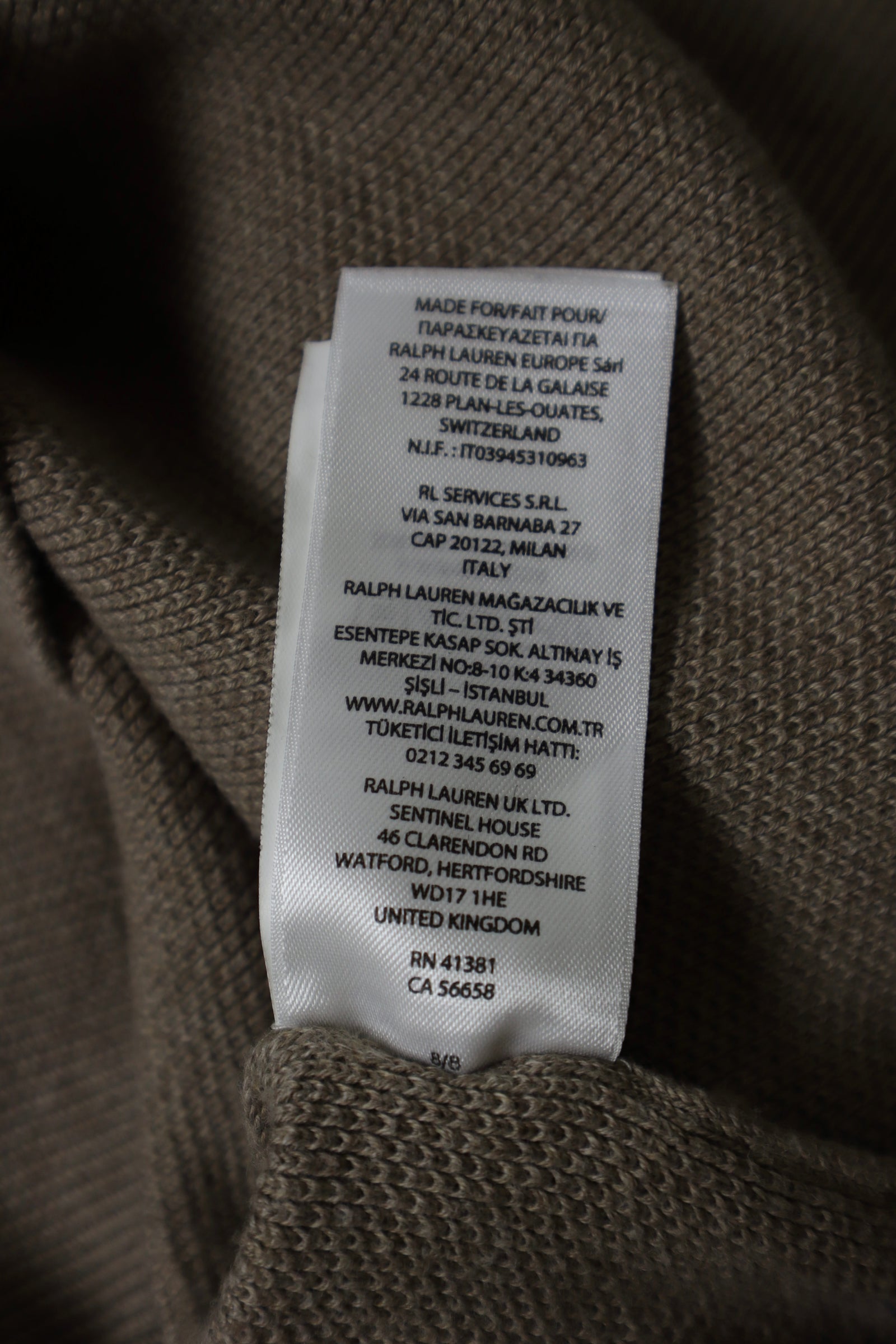 Ralph Lauren quarter zip - S