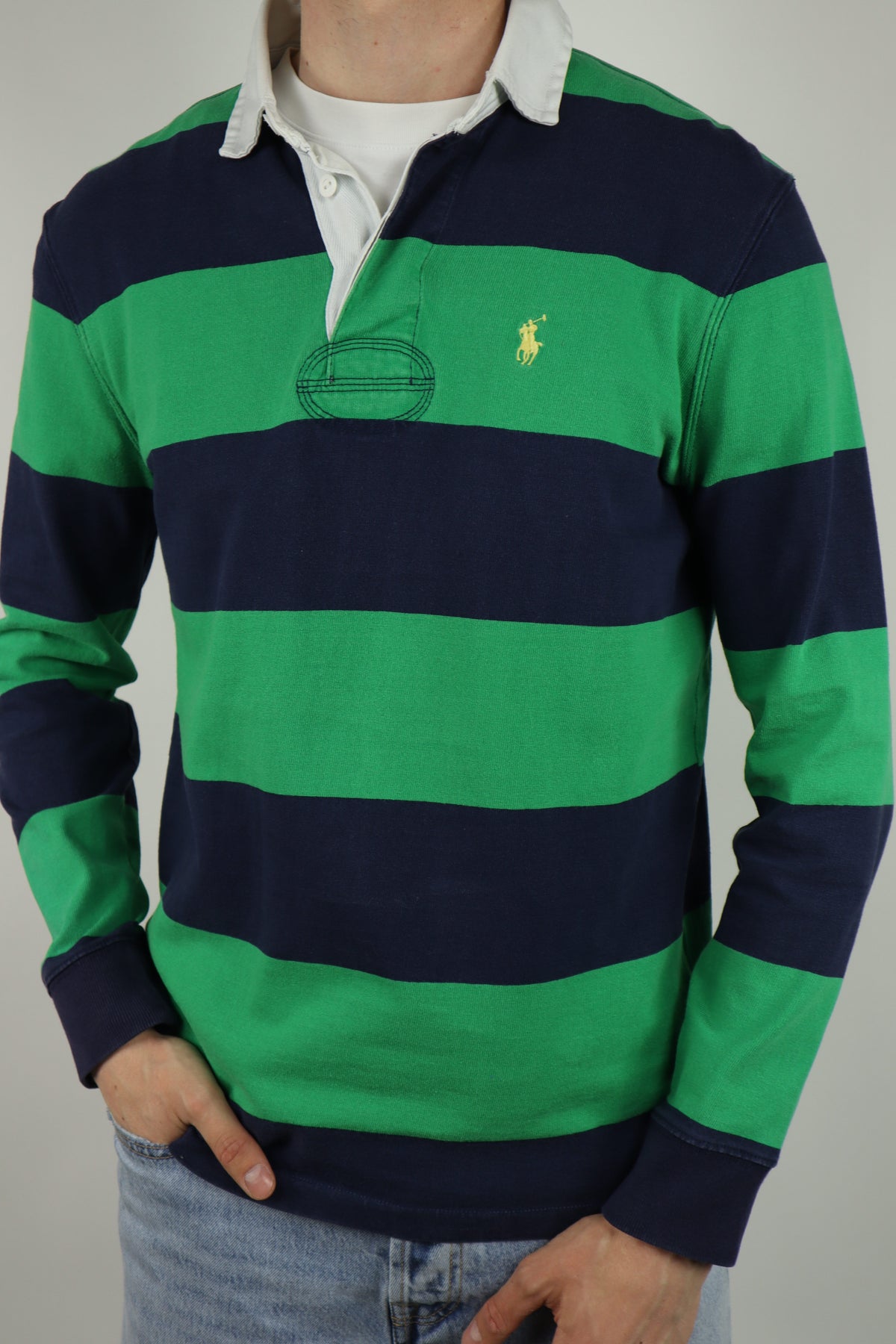 Ralph Lauren (rugby) polo shirt met lange mouw - M